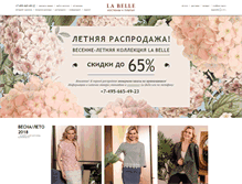 Tablet Screenshot of labelle.ru